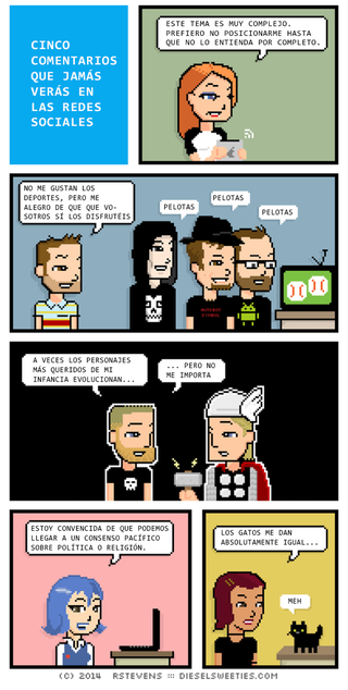 Illustration for article titled Cinco comentarios que nunca verás en redes sociales